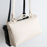 Thalia Top Handle Bag in Cream