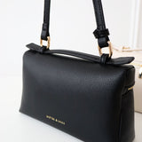 Thalia Top Handle Bag in Black