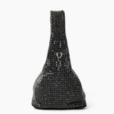 Paris Rhinestone Handbag In Black