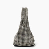 Paris Rhinestone Handbag In Silver