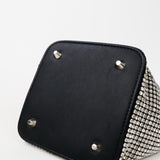 Paris Rhinestone Handbag In Silver