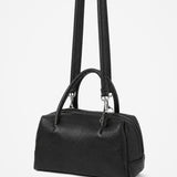 Tory Suede Crossbody Bag in Black