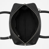 Tory Suede Crossbody Bag in Black