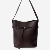 Leonie Belt Bucket Bag in Brown