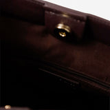 Leonie Belt Bucket Bag in Brown