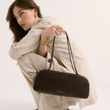 Addie Baguette Bag In Brown