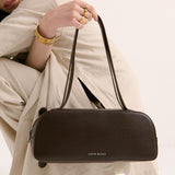 Addie Baguette Bag In Brown