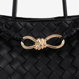 Chantel Black Woven Multiway Handbag