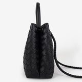 Chantel Black Woven Multiway Handbag