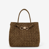 Chantel Olive Woven Multiway Handbag