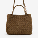 Chantel Olive Woven Multiway Handbag