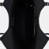 The Everyday Woven Black Tote Bag