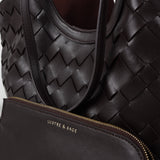 The Everyday Woven Brown Tote Bag