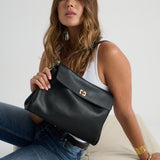 The Isabeau Black Classic Shoulder Bag