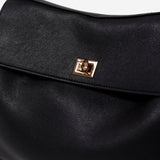 The Isabeau Black Classic Shoulder Bag