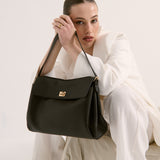 The Isabeau Black Classic Shoulder Bag