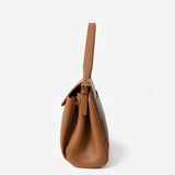 The Isabeau Tan Classic Shoulder Bag