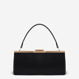 Solene Black Top Handle Handbag