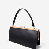 Solene Black Top Handle Handbag