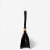 Solene Black Top Handle Handbag
