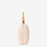 Celeste Croc Clutch in Cream