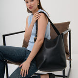 Gwen Bucket Bag in Black