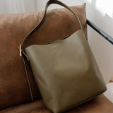 Gwen Bucket Bag in Olive
