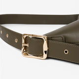 Gwen Bucket Bag in Olive