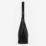 Carmella Slouchy Shoulder Bag in Black