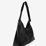 Carmella Slouchy Shoulder Bag in Black