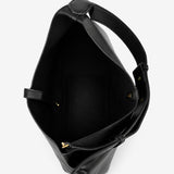 Carmella Slouchy Shoulder Bag in Black
