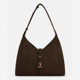 Carmella Slouchy Shoulder Bag in Brown