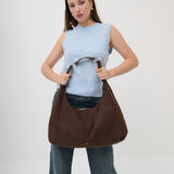 Organica Hobo Shoulder Bag in Brown