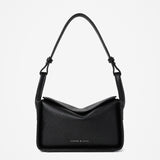 Jesselle Curve Shoulder Bag in Black