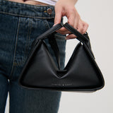 Jesselle Curve Shoulder Bag in Black