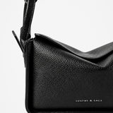 Jesselle Curve Shoulder Bag in Black