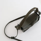 Jesselle Curve Shoulder Bag in Olive