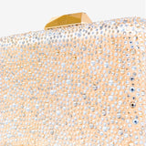 Enna Crystal Satin Clutch
