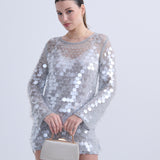 Nuvia Duo Top Handle Clutch Bag in Gold