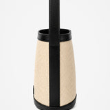 Maeva Mini Bucket Bag in Beige