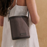 Maeva Mini Bucket Bag in Brown