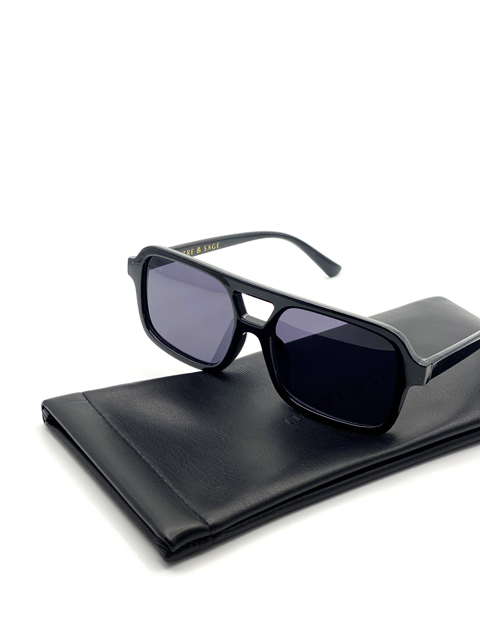 L&S Paris Aviator Sunglasses in Black