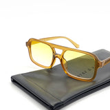 L&S Paris Aviator Sunglasses in Latte