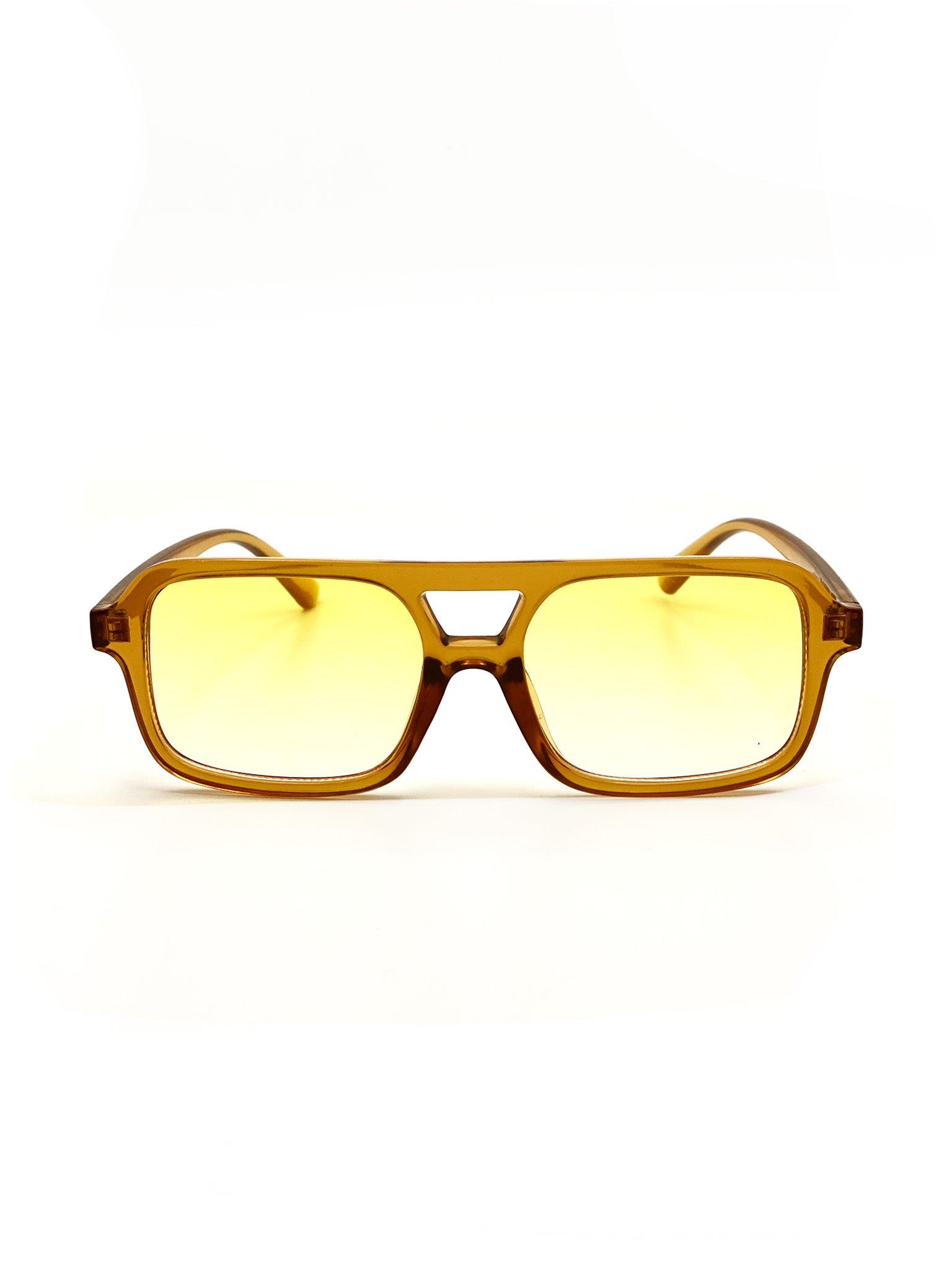 L&S Paris Aviator Sunglasses in Latte