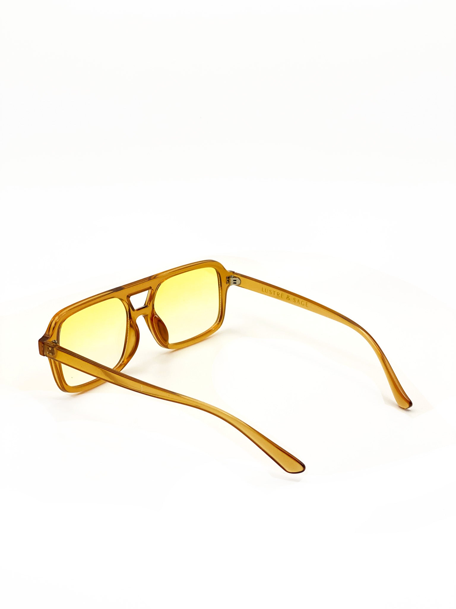 L&S Paris Aviator Sunglasses in Latte