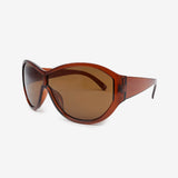 Billie Oversized Sunglasses in Brown