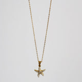 Selene Starfish 18K Gold Plated Necklace