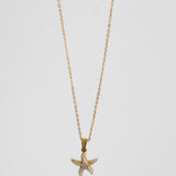 Selene Starfish 18K Gold Plated Necklace