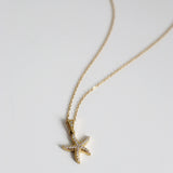 Selene Starfish 18K Gold Plated Necklace