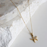 Selene Starfish 18K Gold Plated Necklace